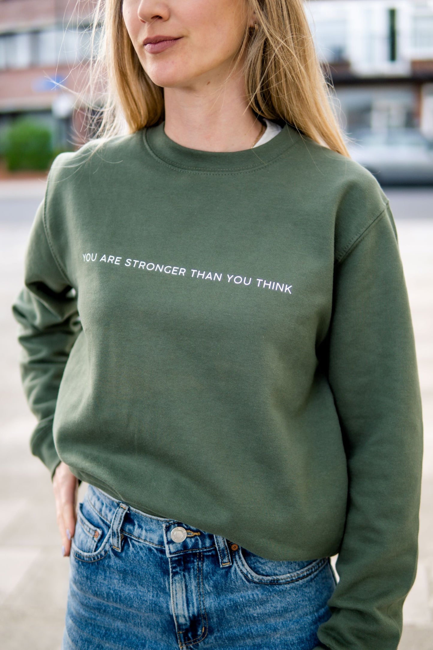 Quote Strength Sweatshirt